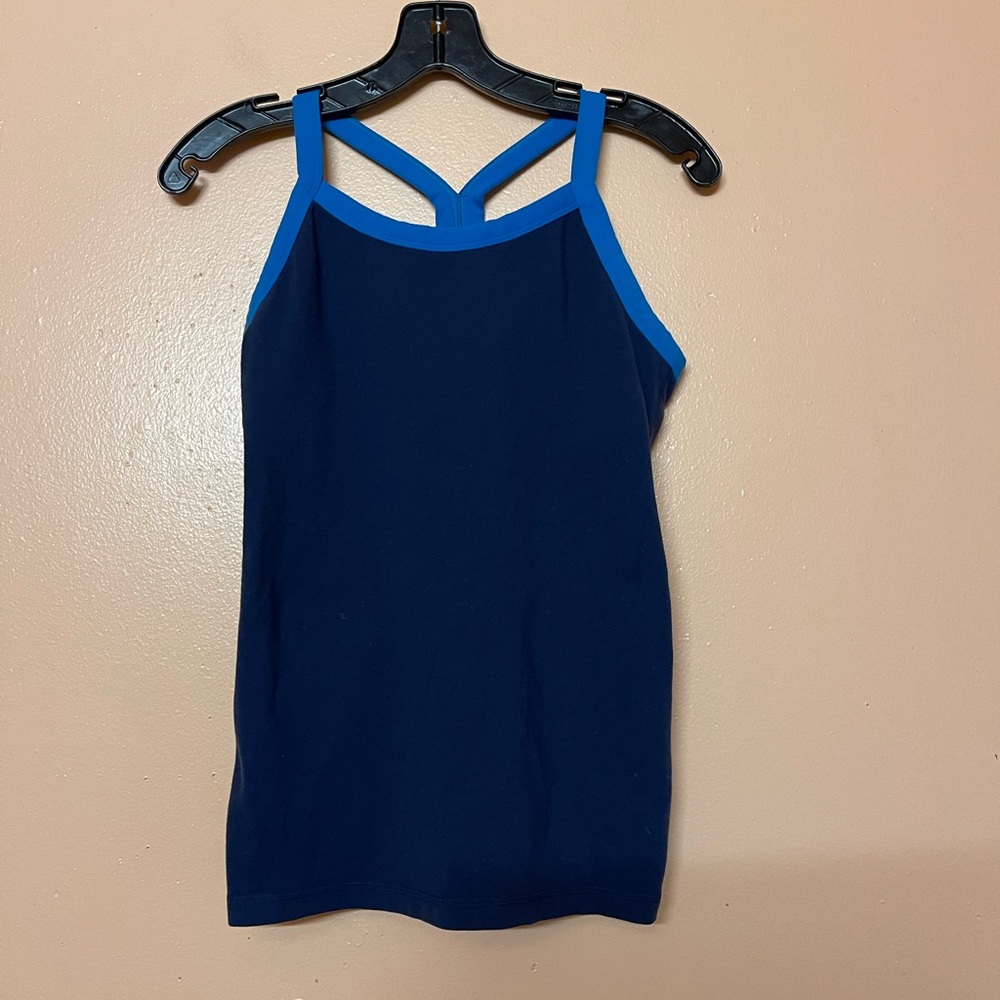 Flawed Lululemon Athletica Blue Active Tank Top Size Have Damage To The Logo - Picture 7 of 7
